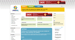 Desktop Screenshot of diabetenet.com.br