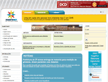 Tablet Screenshot of diabetenet.com.br